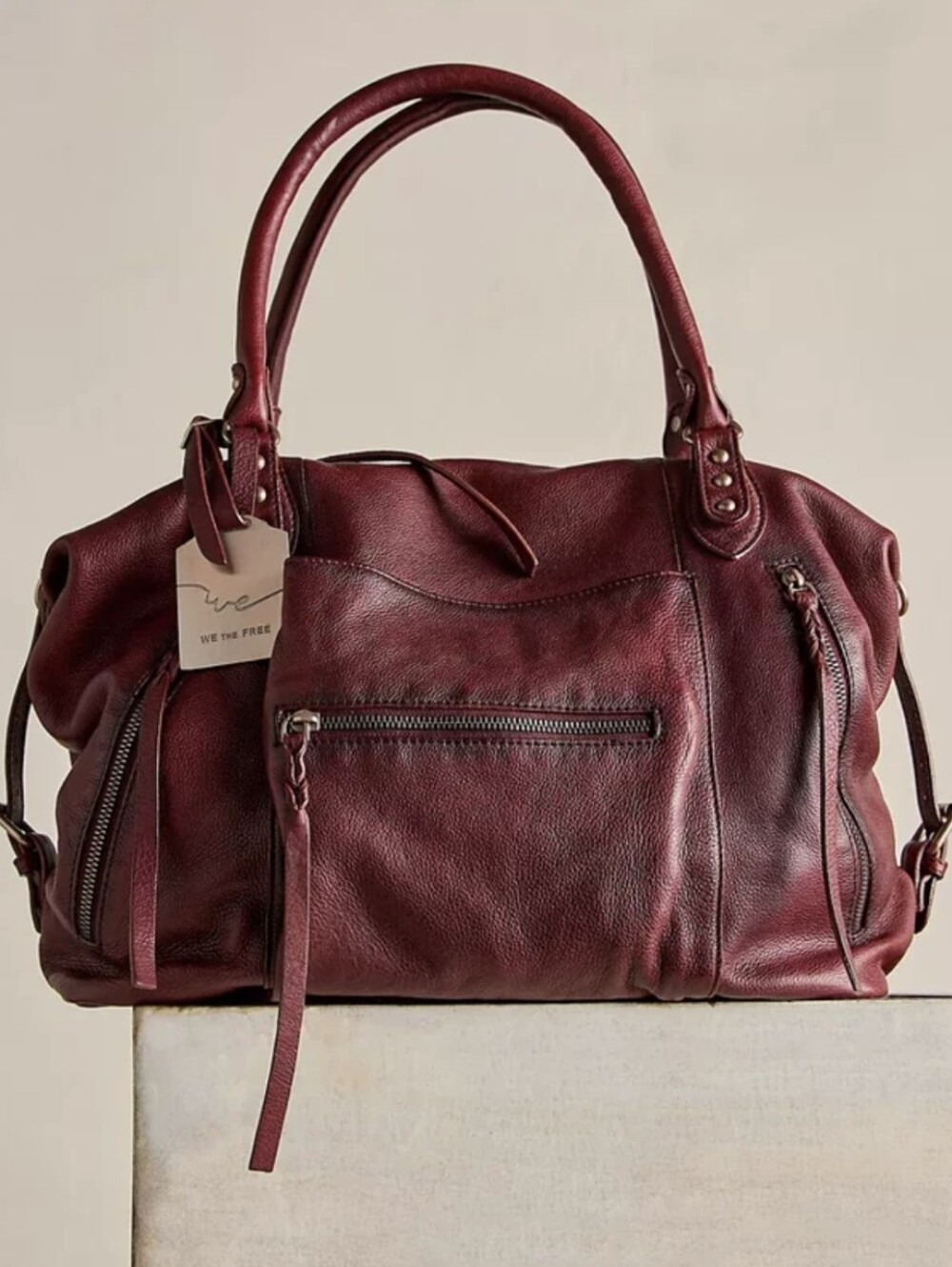 NWT Free People / We The Free Large Emerson Tote Red Rock ♥️